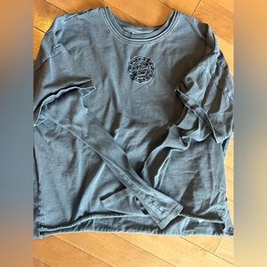Woman Long-Sleeve Shirt - Slate Gray